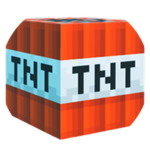 A red TNT block labeled TNT in white letters, the store icon for Infinite Tnt 💣