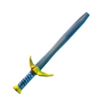 A blue-bladed sword with a yellow guard, the store icon for Sword