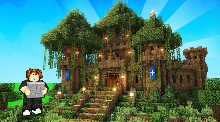 A view from the game Build Whatever